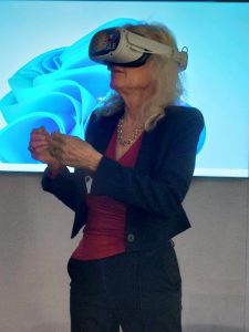 VR demonstration at EVA London 2023